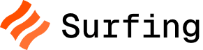 Surfing logo